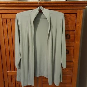 Chico's easy wear open front cardigan